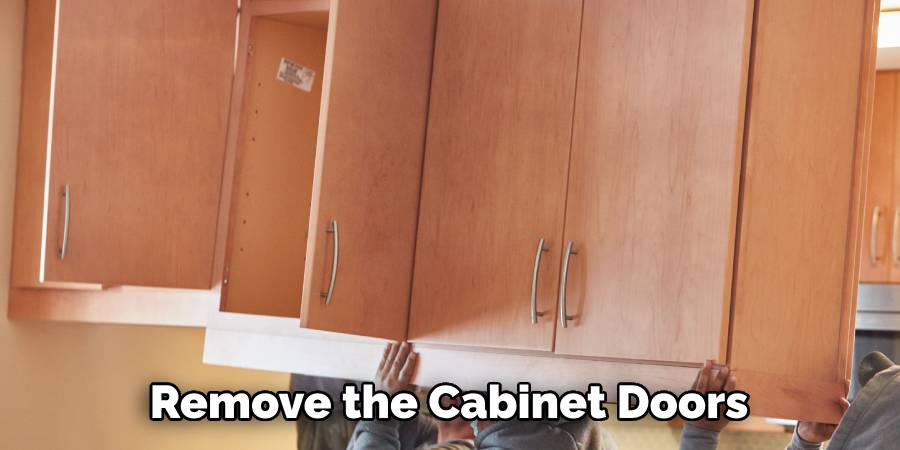 Remove the Cabinet Doors