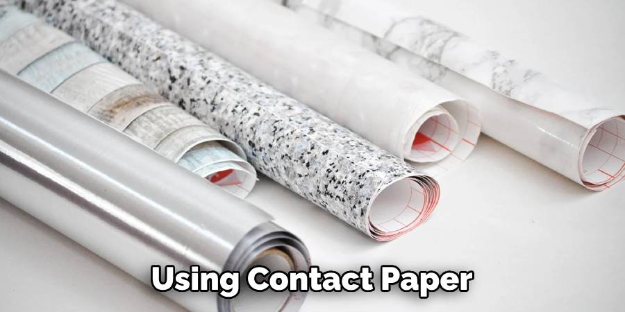 Using Contact Paper