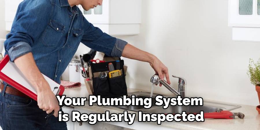 Your Plumbing System is Regularly Inspected