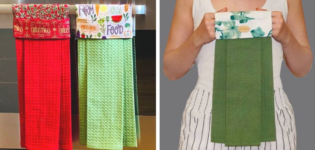 How to Sew Kitchen Towels