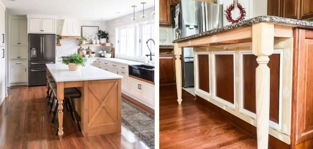 How to Extend Kitchen Island With Legs