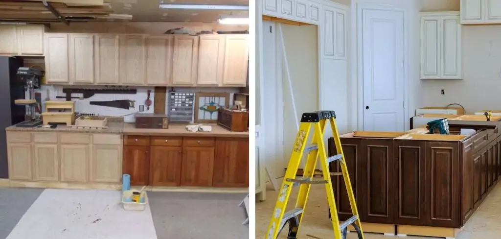 How to Finish Unfinished Kitchen Cabinets