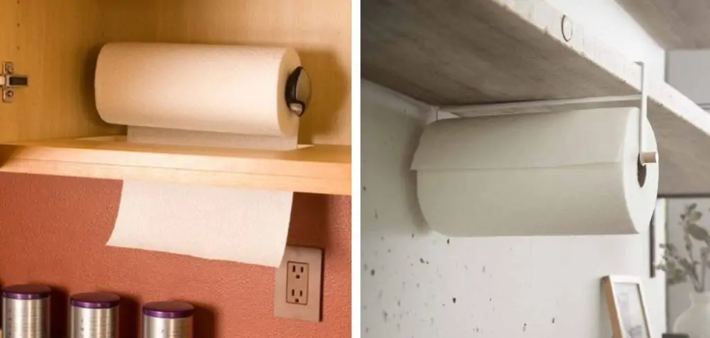 How to Hide Paper Towels in Kitchen