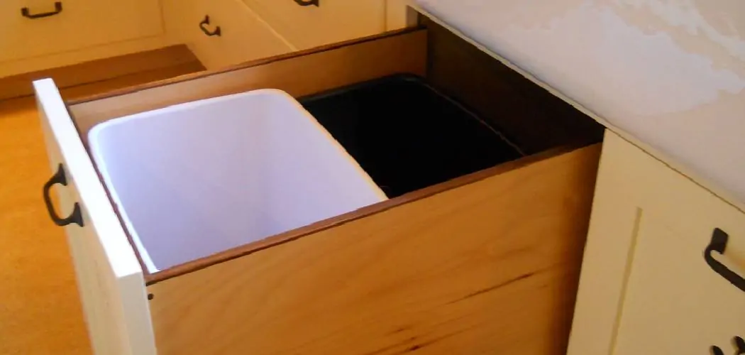 How to Hide Trash Cans in Kitchen