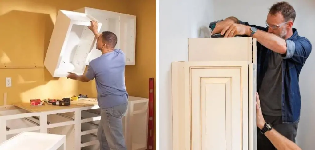 How to Remove Kitchen Cabinets No Screws