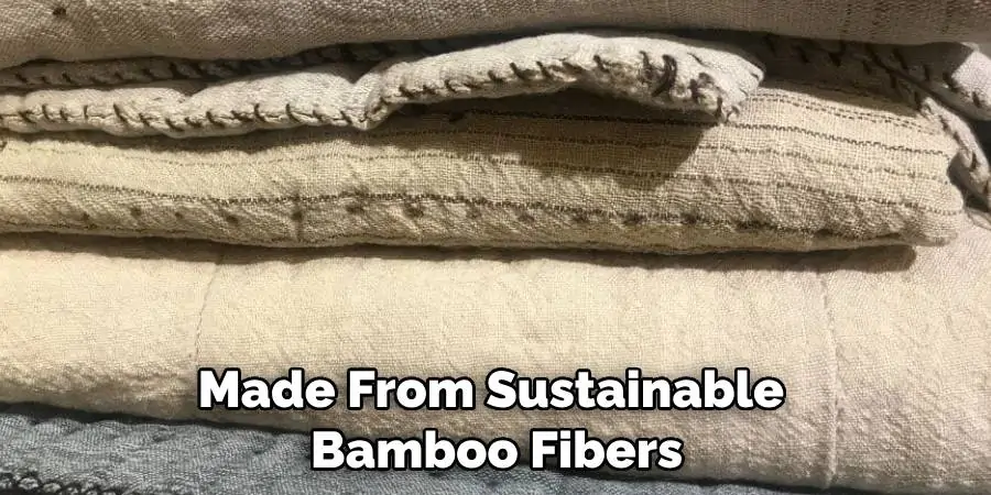 Made From Sustainable Bamboo Fibers