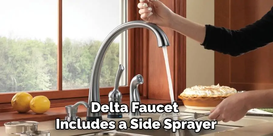 Delta Faucet Includes a Side Sprayer