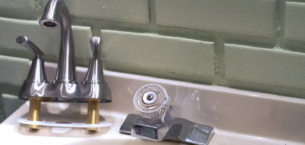 How to Remove the Faucet Handle