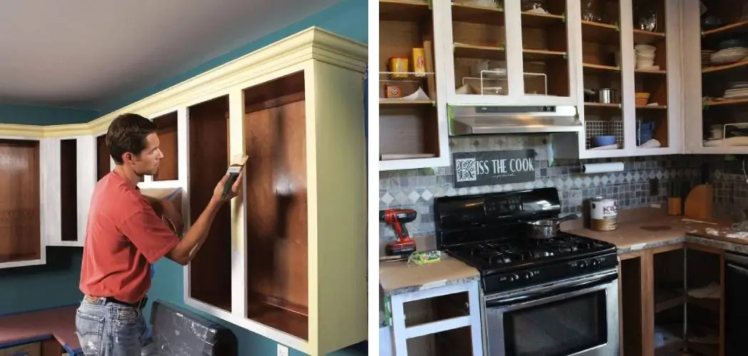 How to Paint Inside Cabinets