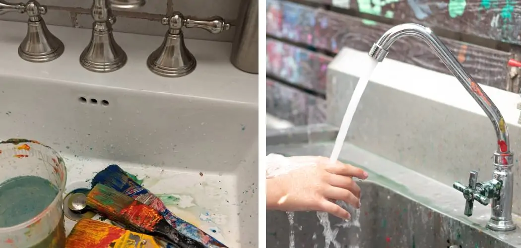 How to Remove Paint From Sink