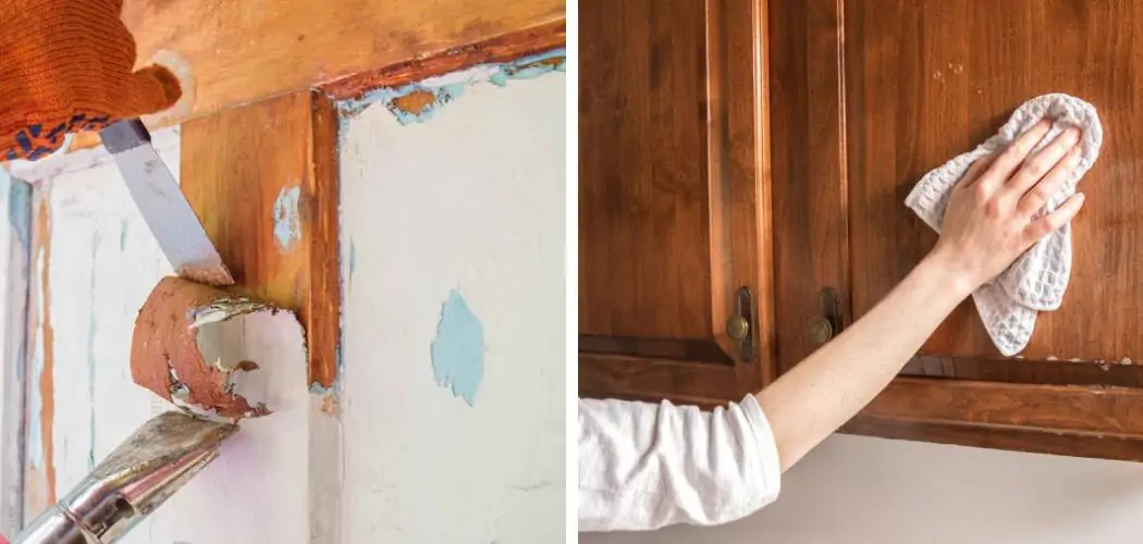 How to Remove Paint From Wood Cabinets