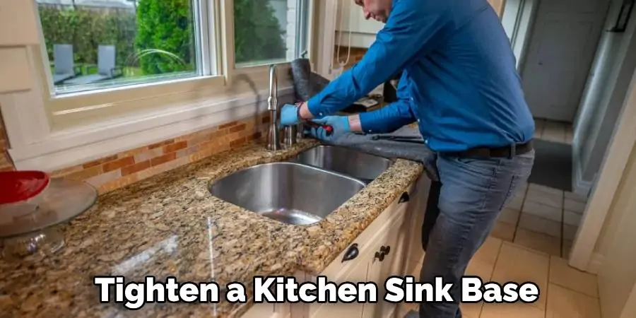 Tighten a Kitchen Sink Base