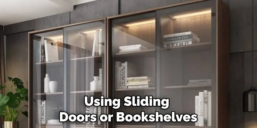 Using Sliding Doors or Bookshelves