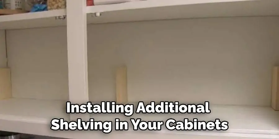 Installing Additional Shelving in Your Cabinets